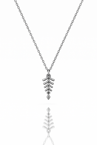 ✨ Minimal Leaf Pendant Necklace 🍃 | 925 Silver Nature-Inspired Charm