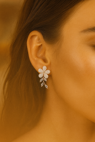 🌸 Blossom Grace Crystal Earrings