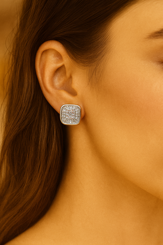 💎 Celeste Radiant Cluster Earrings