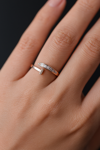 💫 Modern Luxe Wrap Rose Gold Ring