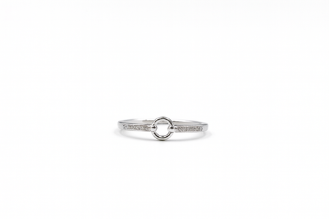 ⚪ Eternal Grace Silver Ring