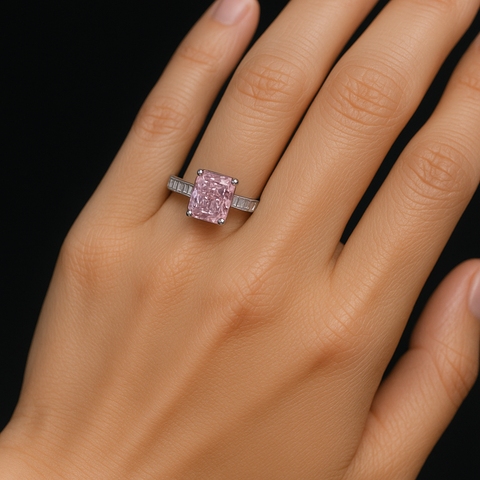 💖 Radiant Pink Elegance Ring