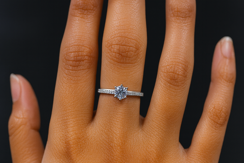 💍 Eternal Grace Solitaire Ring