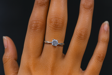 💎 Pure Spark Silver Ring