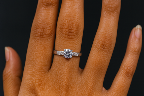 💍 Radiant Charm Silver Ring