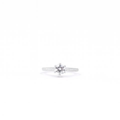 💍 Classic Solitaire Bloom Ring