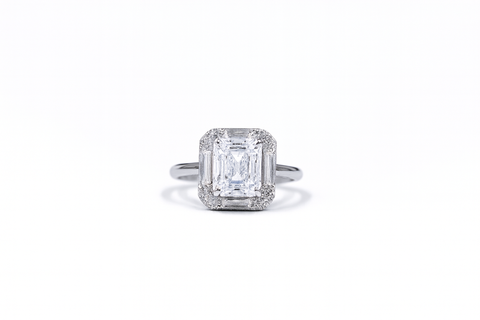 💎 Royal Emerald Silver Ring