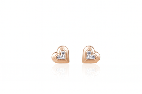 💖 Sweetheart Sparkle Stud Earrings